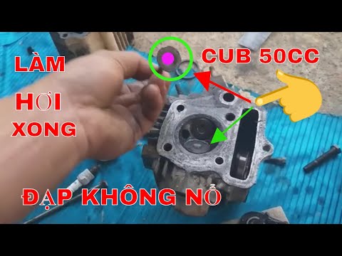 XE MÁY LÀM HƠI XONG ĐỀ MÃI ĐẠP MÃI VẪN KHÔNG NỔ