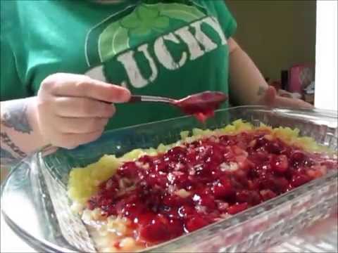 VIDEO : easy dump cake - thisthisdessertis so easy to make and yet so yummy! you can put anything in it! (what you will need:) *1 can of crushed pineapple ...