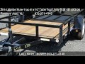 2014 Novae Sure-Trac 6' x 10' Tube Top Utility Trai 3K angle