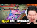 Never Give Up!! We Can Win!! Impossible Epic Comeback | Mobile Legends