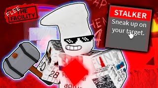 First Time Playing As The Stalker In Roblox Flee The Facility