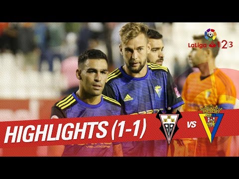 Resumen de Albacete BP vs Cádiz CF (1-1)