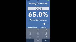 IOS11 SWIFT4 Saving Calculator or Finance Calculator.