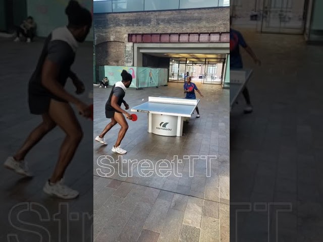 🏙️ #London 📍 Kings Cross Granary Square #TableTennis #Shorts