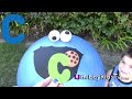 Mega GIANT Cookie Monster Play-Doh Head Surprise! Chocolate Egg Toy Story HobbyKidsTV