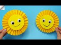 How To Make Paper Sun - Easy paper crafts