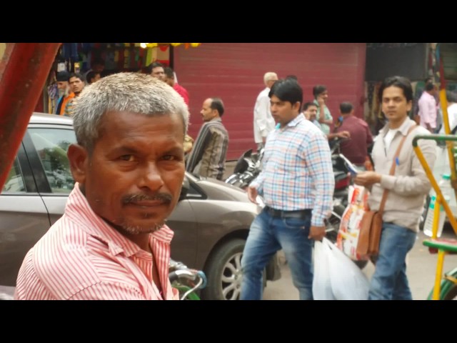 Rikszą po Starym Delhi