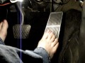 Girl Driving Barefoot
