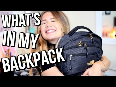 What's In My Backpack?! North Face Recon