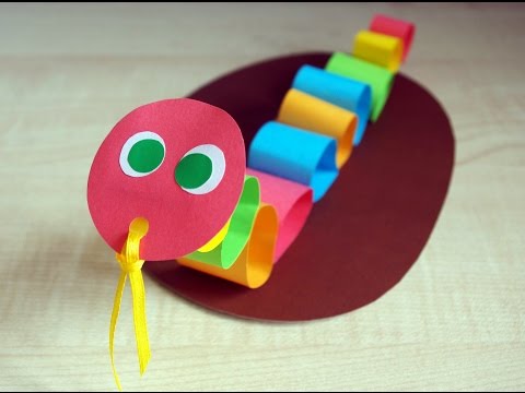 Поделки из цветной бумаги для детей 5 лет своими руками 69