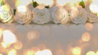 Футаж Белые Розы В Золотом
