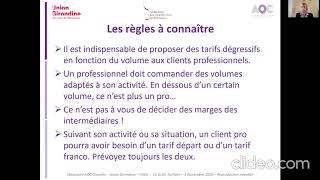 Webinaire Aoc Conseils Fédération Des Grands Vins De Bordeaux La Grille Tarifaire,