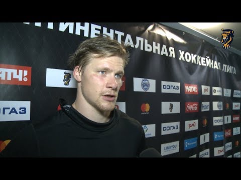 Симон Энеруд - об игре с рижским "Динамо"