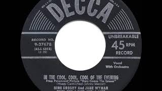 Watch Bing Crosby In The Cool Cool Cool Of The Evening video
