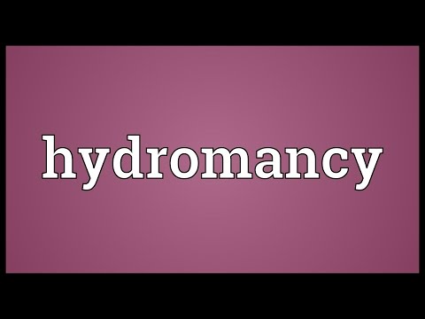Header of hydromancy