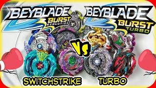 Beyblade Burst Turbo Slingshock Vs Beyblade Burst Evolution Switchstrike Bey Battles - Part 2