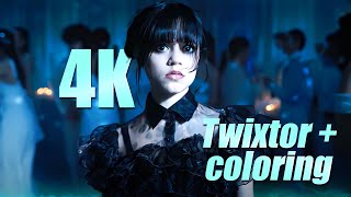 Wednesday Dance Scene 4K Twixtor With Coloring For Edits Mega