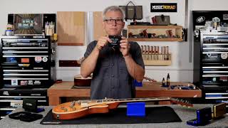 How to Measure your Fretboard & String Radius and Adjust your String Radius on Electric Guitars with MusicNomad 