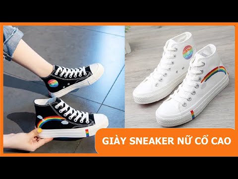 Top 15 mẫu giày sneaker nữ cổ cao phong cách Hàn Quốc hot nhất 2020