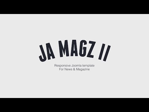 JA Magz - Responsive Joomla template for News & Magazine
