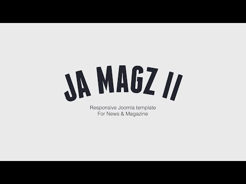 JA Magz - Responsive Joomla template for News & Magazine