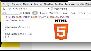 Speed up any HTML5  player!