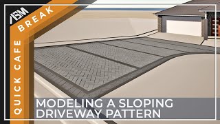 Sloping Driveway Patterns in Archicad