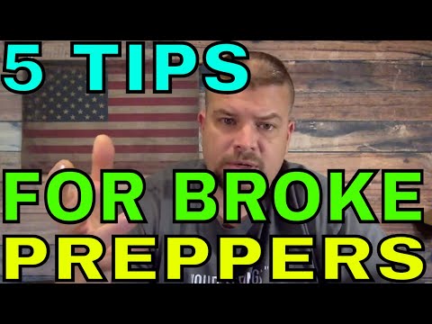 5 Tips For Prepper With Little or No Budget