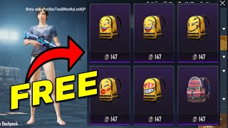 Free Bag Skin Pubg Pubg Mobile New Update Pubg Free Bag Skin