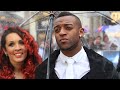 Oritsé JLS at the Man of Steel Premiere Oritsé