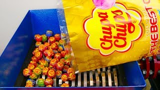 100 Chupa Chups Lollipop Vs Fast Shredder!