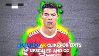 Cristiano Ronaldo ● Rare Clips ● Scenepack ● 4K (With Ae Cc And Topaz)