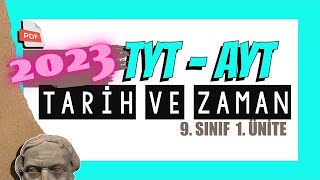1 Tarih Ve Zaman - Tyt, Ayt Tarih 2023