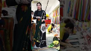 Vải Áo Dài Cẩm Tú Traditional Vietnamese Dress Live