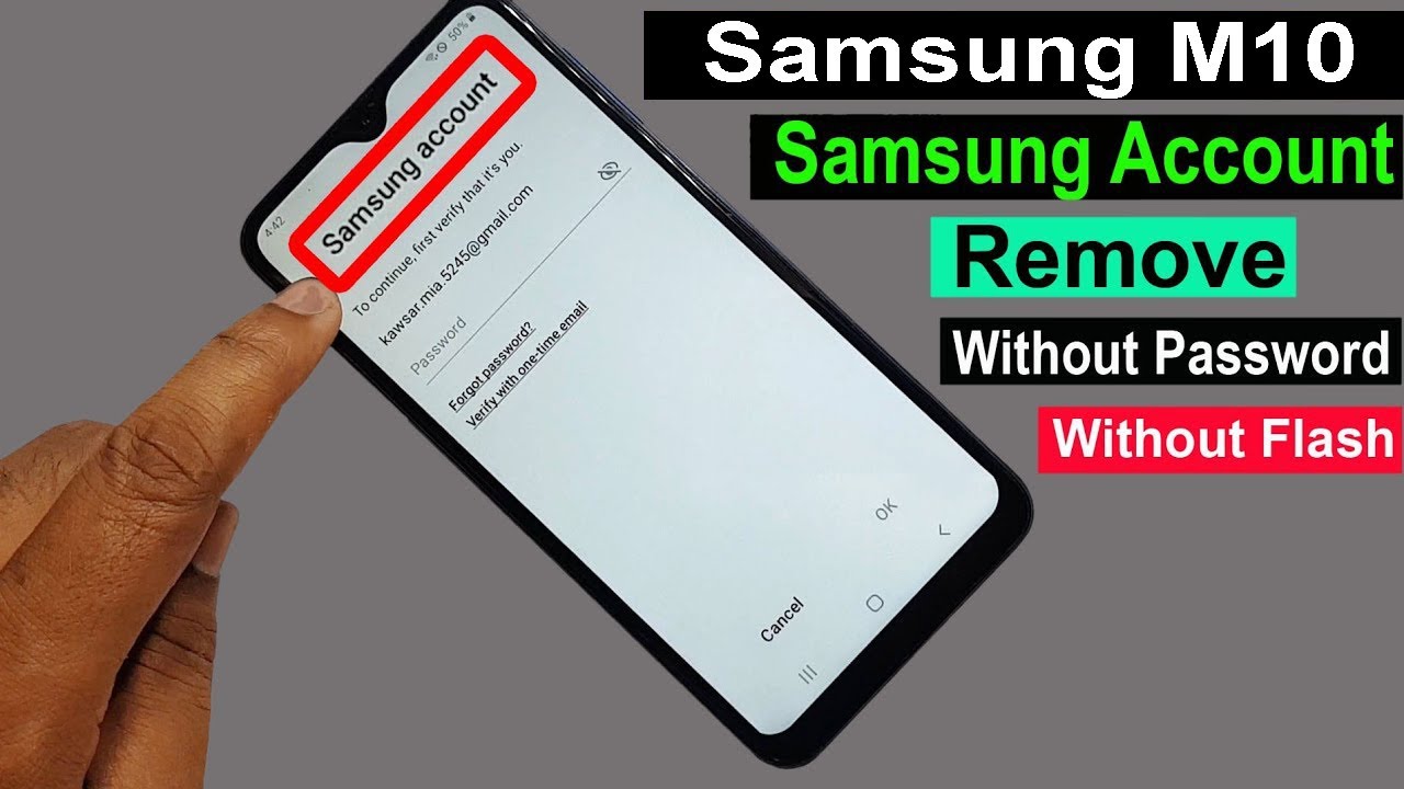 How to Log out or Remove Samsung Account M10 Android How to Log out or Remove Samsung Account M10 Android