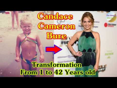 Candace Cameron Bure transformation from 1 to 42 years old