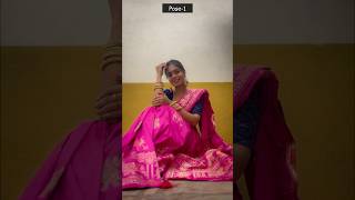 Sitting Poses In Saree At Home Must Try Santoshimegharaj