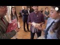 Встречаем наших кипрских гостей (учащихся школы г. Лимассол) Встречаем наших кипрских гостей (учащихся школы г. Лимассол)