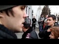 Видео Харьковский Евромайдан: протест возле Академии внутренних войск