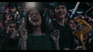 Alita Watches Her First Motorball Game With Hugo Alita Battle Angel, 2019