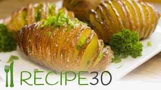 HASSELBACK POTATOES the baked potato recipe - Recipe30 HASSELBACK POTATOES the baked potato recipe - Recipe30
