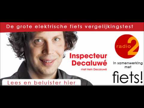 Elektrische fietsen vergelijkingstest Radio 2 - Inspecteur Decaluwé