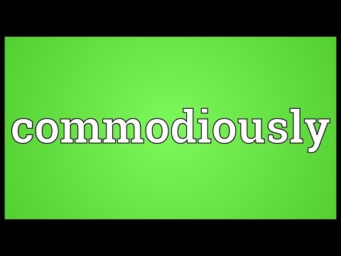 Header of commodiously