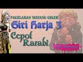 Cepot Rarabi Wayang Golek Asep Sunandar Sunarya