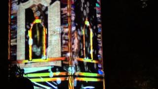 Love Loughborough Carillon Tower Light Show - 25th October 2014