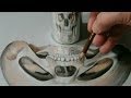 How to Draw Anamorphic Skull, Time Lapse