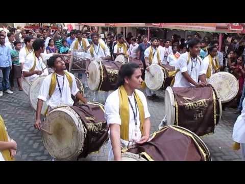 morya .....nashik dhol in ganesh galli mumbai..