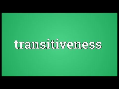 Header of transitiveness