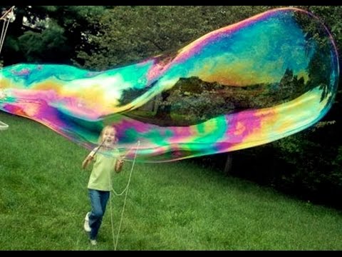 Как сделать гигантские пузыри Как сделать гигантские пузыри