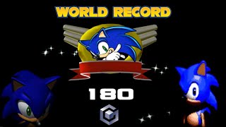Sonic Adventure 2 Battle 180 Emblem Speedrun World Record Gamecube 110707